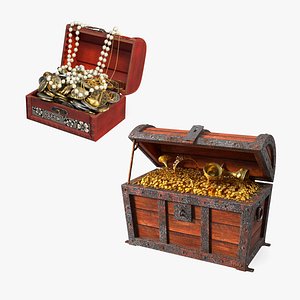 Open Treasure Box Collection 3D