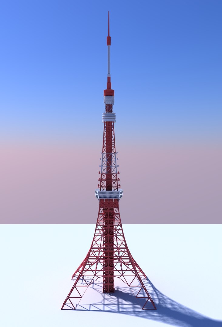 3D Tokyotower Model | 1147268 | TurboSquid