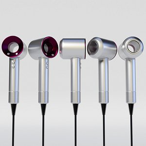 dyson supersonic hair 3D model