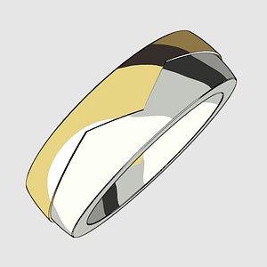 printable unisex ring model