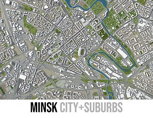 city area urban 3D model