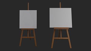 Easel Stand MAYA and Blender
