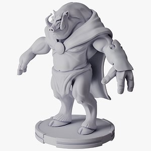 boar print 3D model