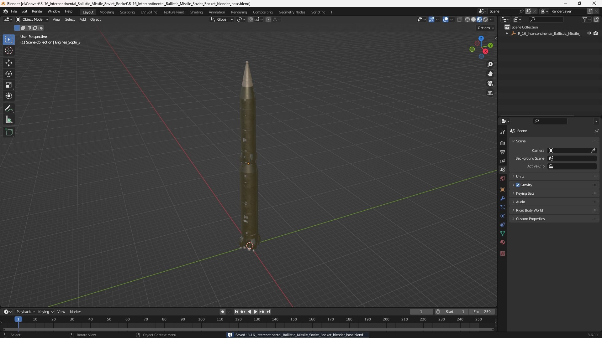 3D R-16 Intercontinental Ballistic Missile Soviet Rocket https://p.turbosquid.com/ts-thumb/EU/5frFPO/Vj/r16_intercontinental_ballistic_missile_soviet_rocket_1001/jpg/1775554729/1920x1080/fit_q87/b595930146d331a267e3dfcfd268b3c42d3b7b27/r16_intercontinental_ballistic_missile_soviet_rocket_1001.jpg
