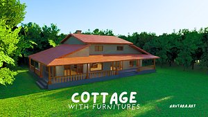 House Interior - Low Poly Game Ready Model Intractable Assets Low-poly 3D model 3D model