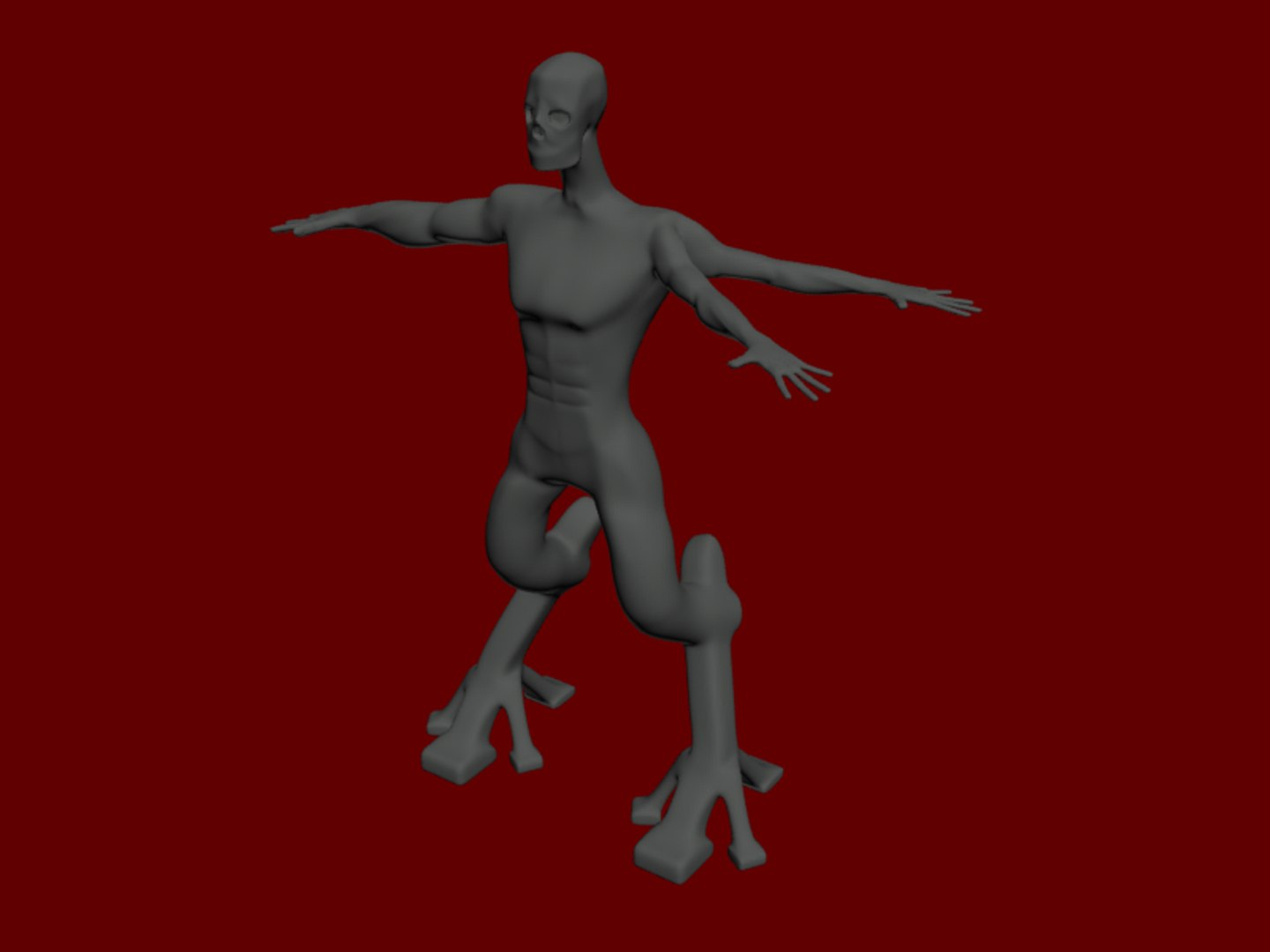 humanoid character human 3d model