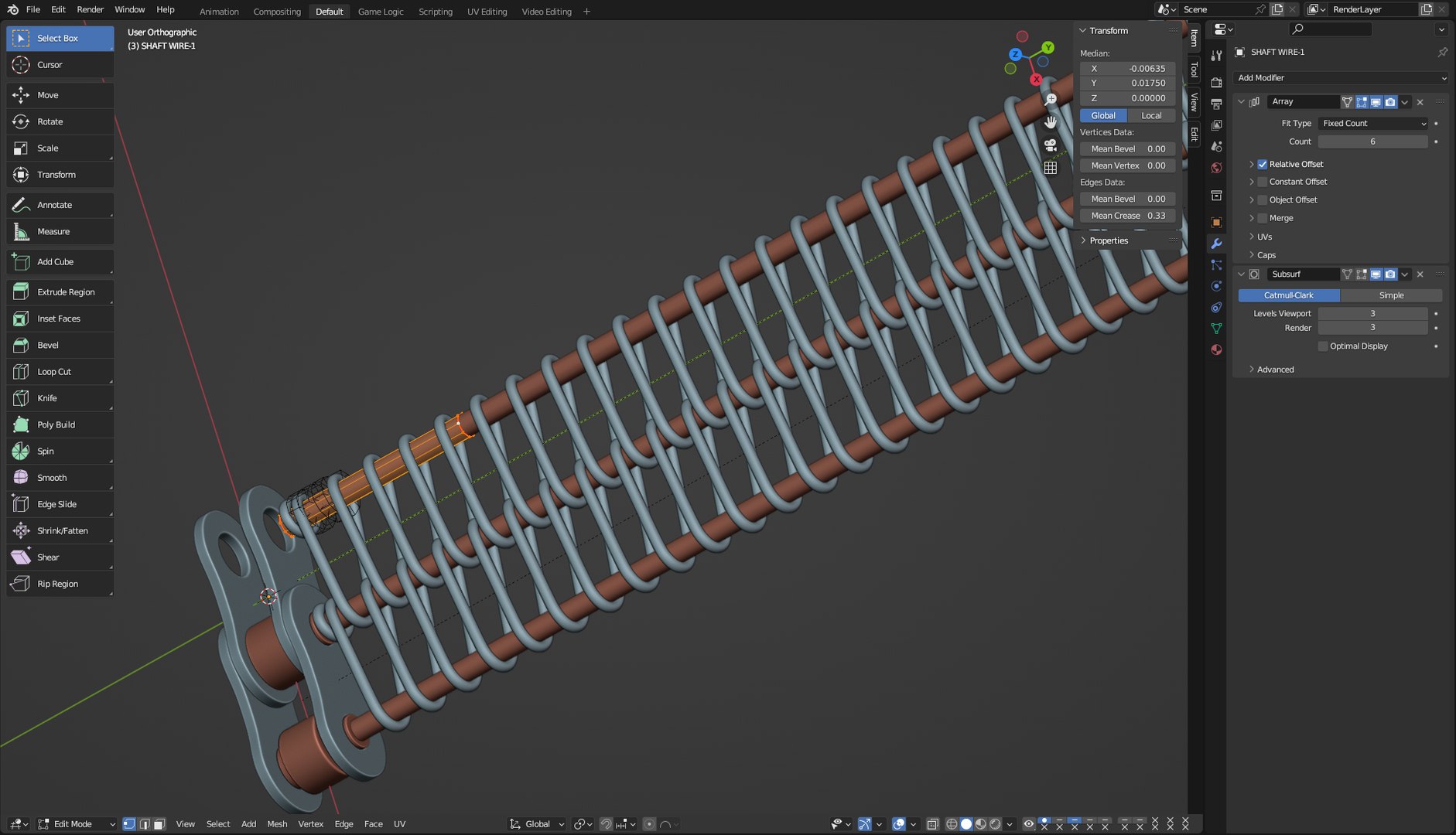 Editable Animated Wire Mesh Belt 3D Model - TurboSquid 2399877