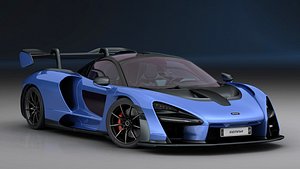 mclaren senna 2019 interior model