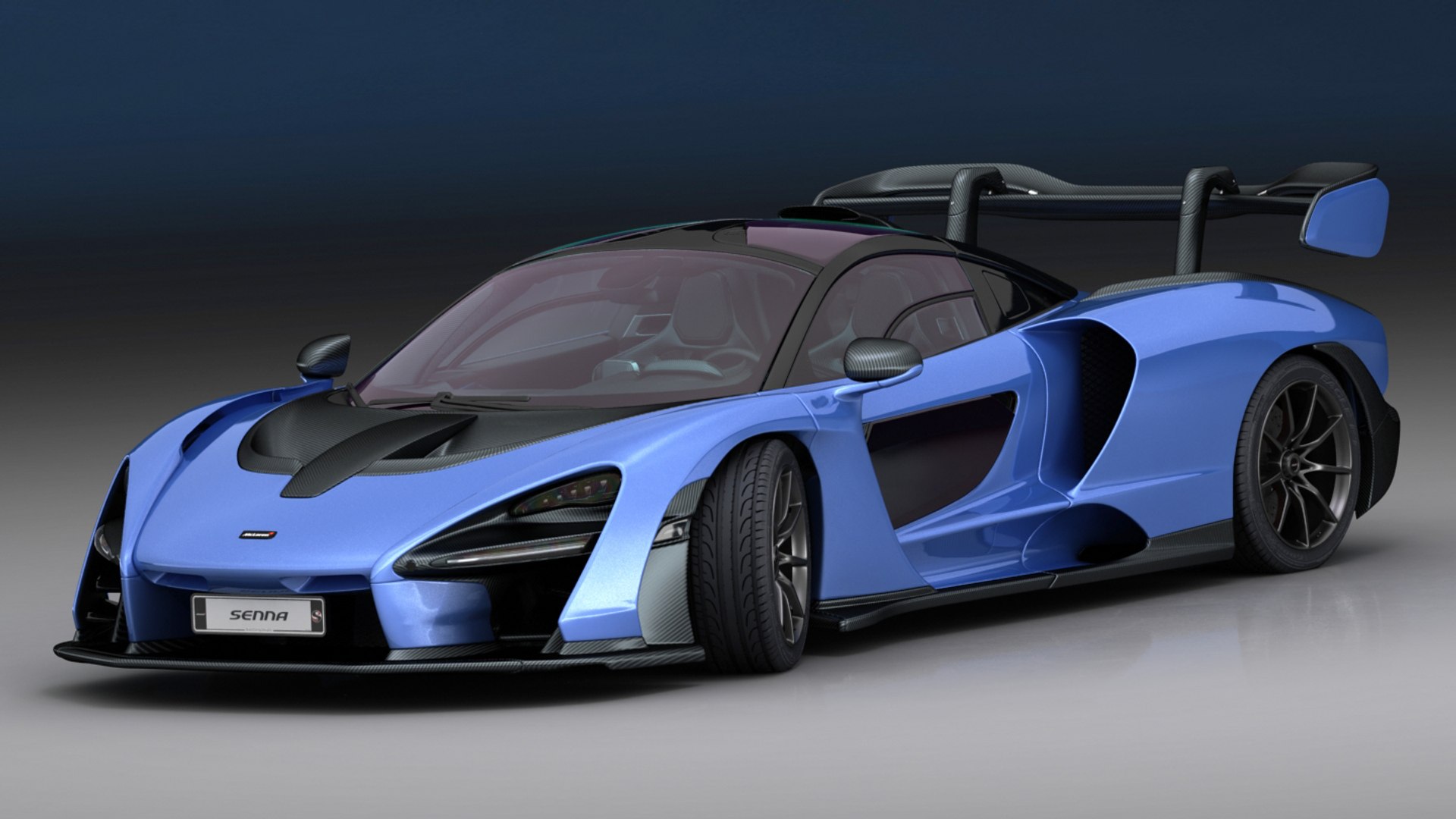 Mclaren Senna 2019 Interior Model - TurboSquid 1340571