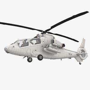 Helicopter OH-1 Blank Livery Basic Animation --443--