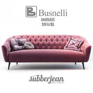 3D model busnelli amouage sofa sl