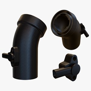 Automotive Air Intake Flow Sensor 3D