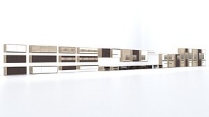 3D Modules for living room LEON model
