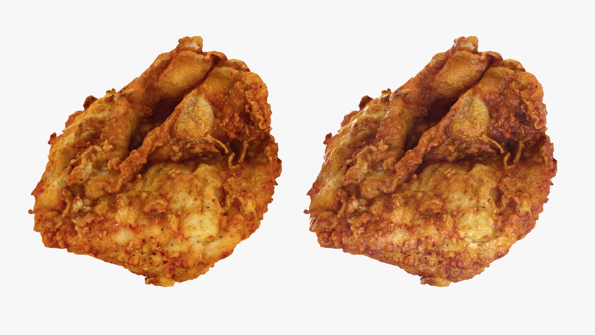 KFC Fried Chicken Breast Collection Model - TurboSquid 2326764