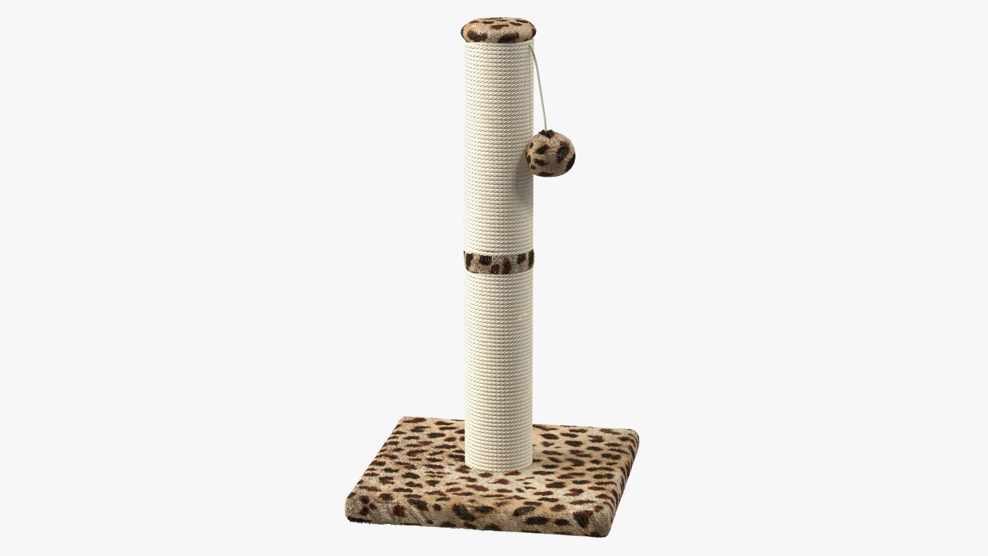 Cat Scratching Post Ball Spot 3D model preview