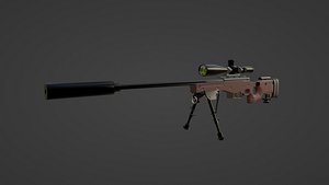 3D AWM Sniper Rifle