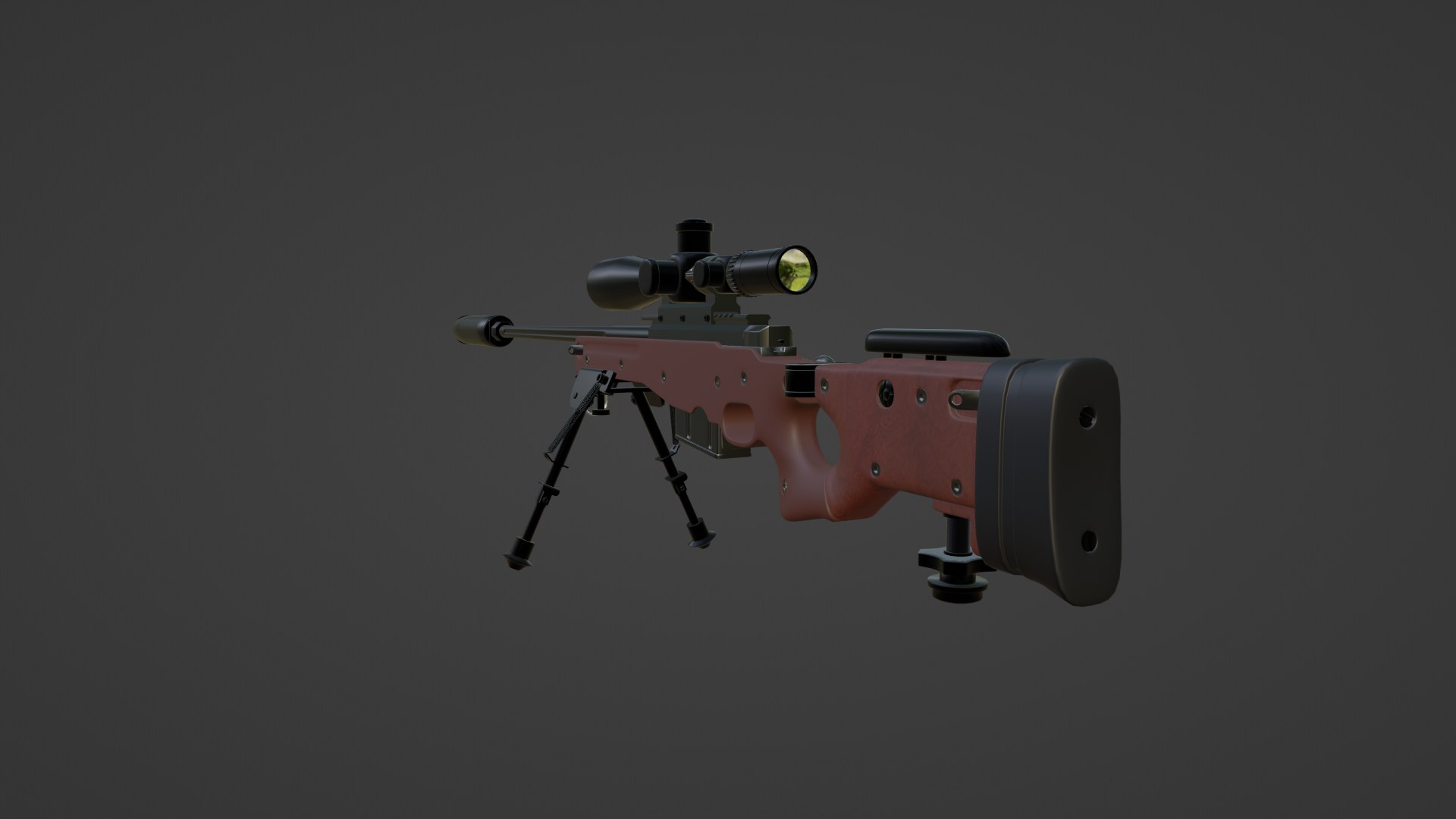 3D AWM Sniper Rifle - TurboSquid 2170897