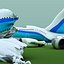 Causado Airbus A380 03 por 3DRivers