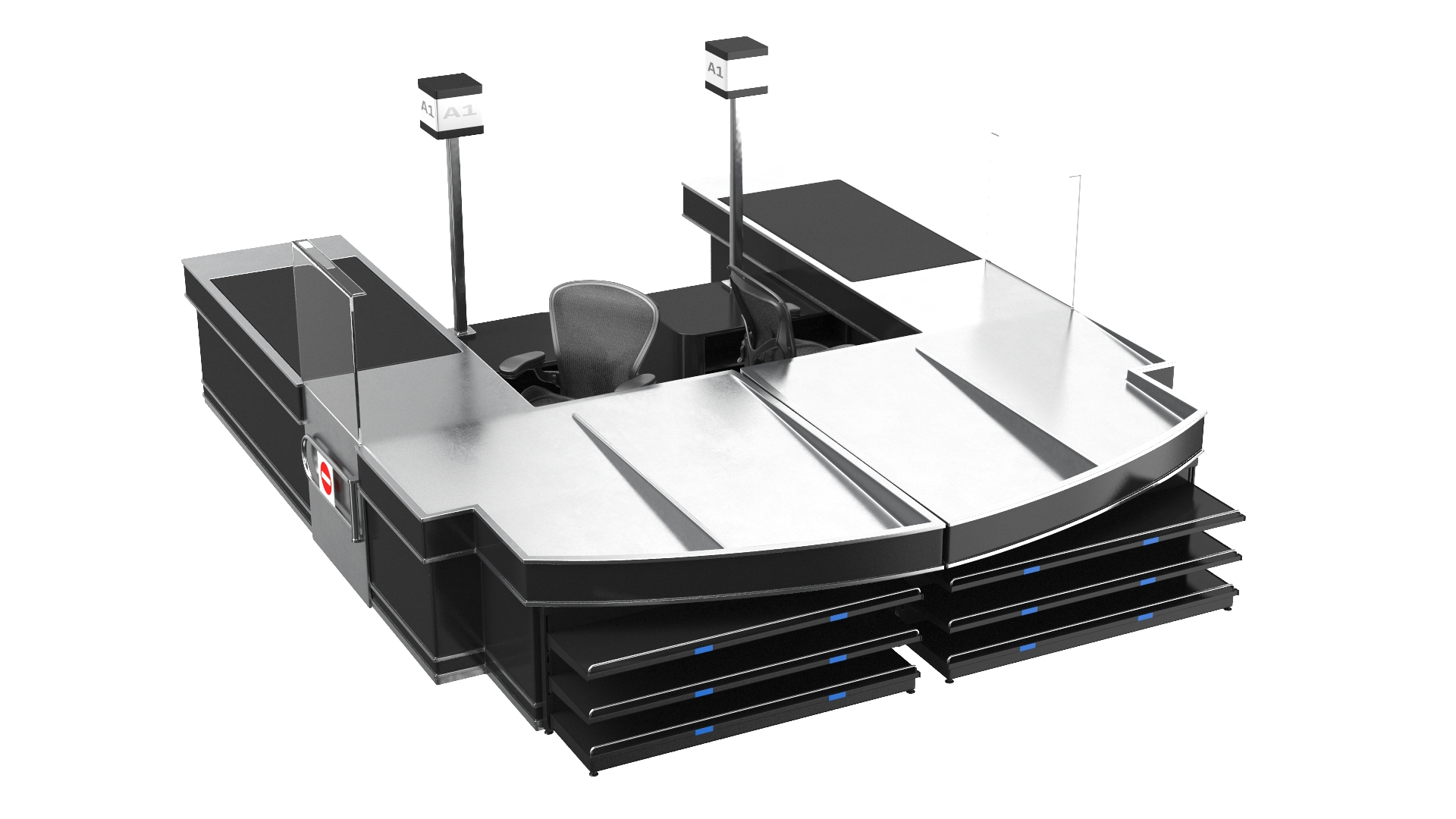 Full Checkout Counter Collection 3D model https://p.turbosquid.com/ts-thumb/EU/W1TXst/QV/turn/jpg/1678430918/1920x1080/turn_fit_q99/c39903a28f93f85538c22ce8bb63c8a5233af864/turn-1.jpg