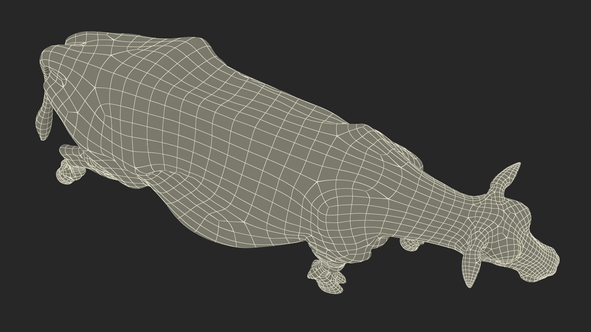 Mini Cow Goes Beige Fur 3D Model - TurboSquid 2310776