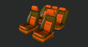 car seats 3D model