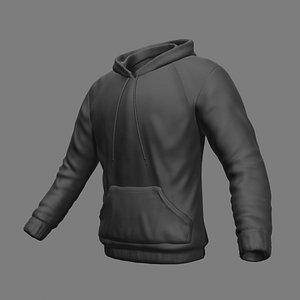 Rigged Black Sweatshirt