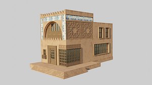 3D model Ancient Arabic House 07