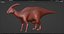 Parasaurolophus Low-poly RIG
