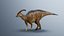 Parasaurolophus Low-poly RIG