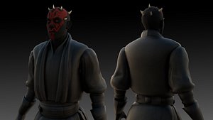 Darth Maul Star Wars High Quality Rigged