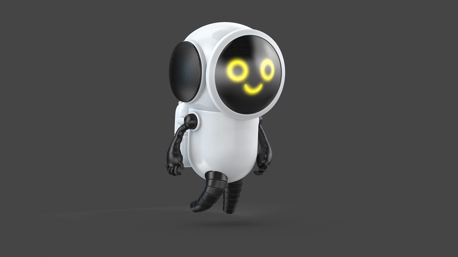 3D Model Cute Robot Rig - TurboSquid 2082127