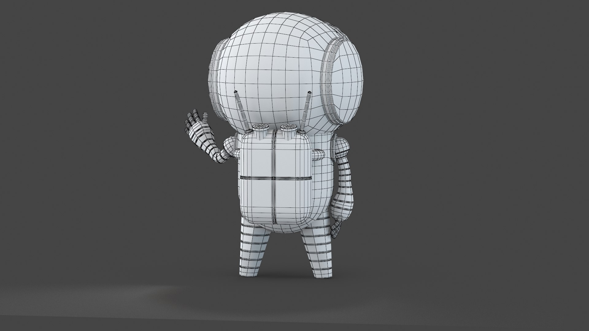 3D Model Cute Robot Rig - TurboSquid 2082127