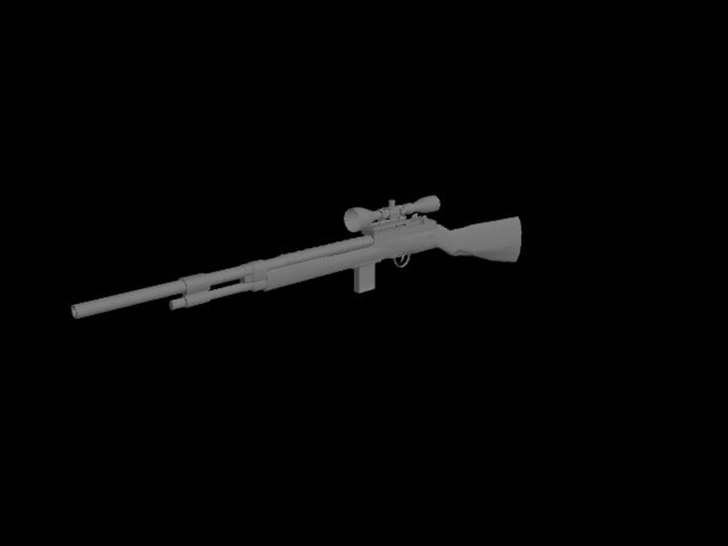 3d M- Sniper Rifle