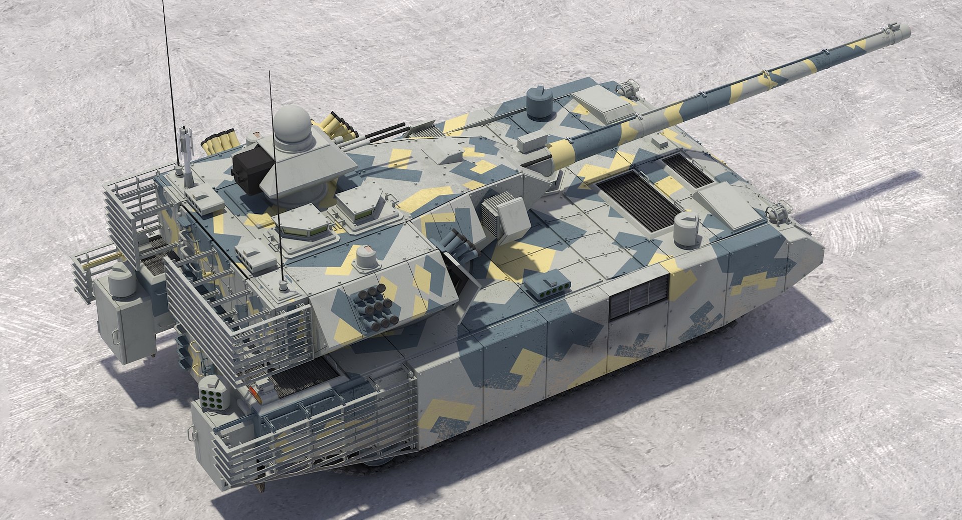 T-100 Object-189 Tank Grey 3D Model - TurboSquid 1227636