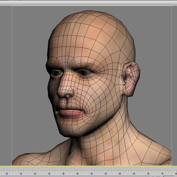 human man 3d model