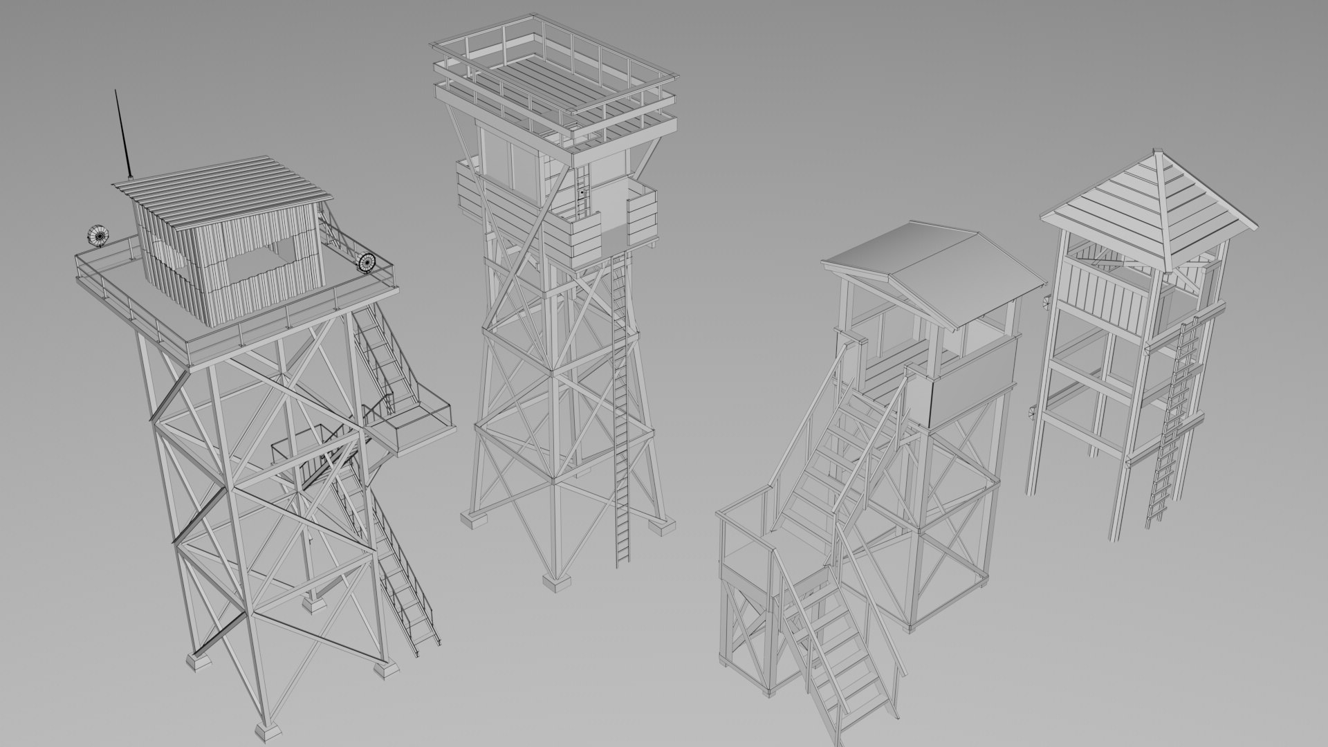 3D Guard Tower Collection - Game Ready model https://p.turbosquid.com/ts-thumb/EU/mRVgyh/2z/02/jpg/1755250761/1920x1080/fit_q87/3ca048d252e5863da7a744373d6c0b57a9f30c93/02.jpg