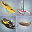 3d model boats kayak catamaran
