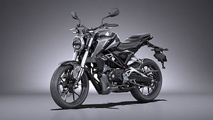 3D model honda cbr125r 2018