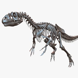 allosaurus skeleton model