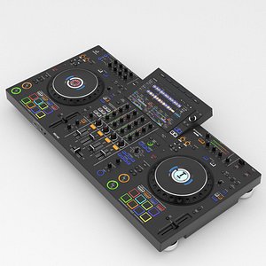 Pioneer XDJ-AZ 4-channel professional all-in-one DJ system 3D