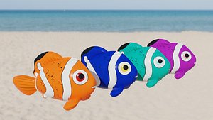 3D fish inflatable toy model