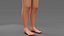 Stylized Cartoon Girl Character Base Mesh with Textures