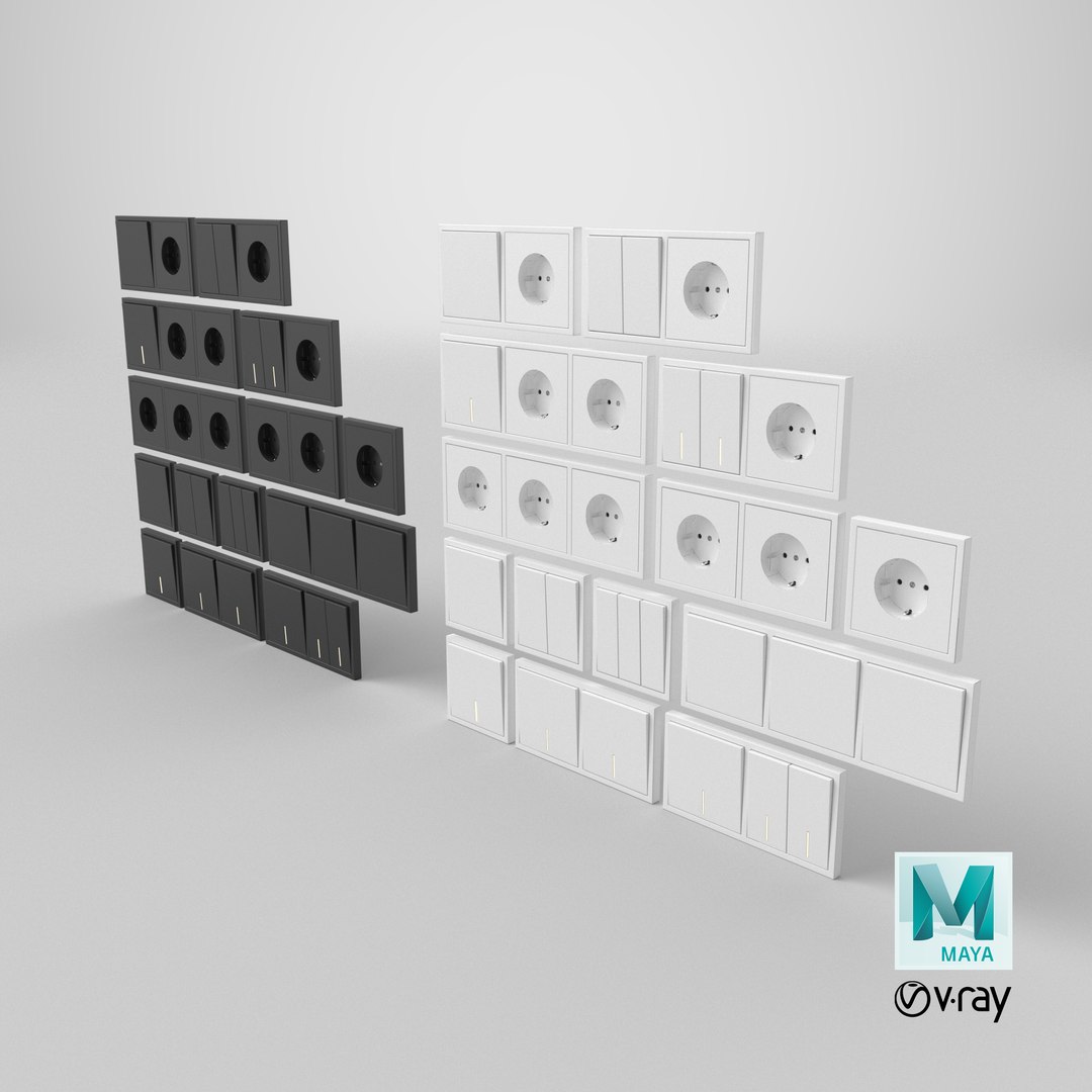 3D Light Switches and Electrical Outlets Collection https://p.turbosquid.com/ts-thumb/EU/xtF0bS/Fe/stemcell_maya_vray_render/png/1781630413/1920x1080/fit_q87/7d30fc2af8a21e033ddf9ec6d5af1df2cd68d62e/stemcell_maya_vray_render.jpg
