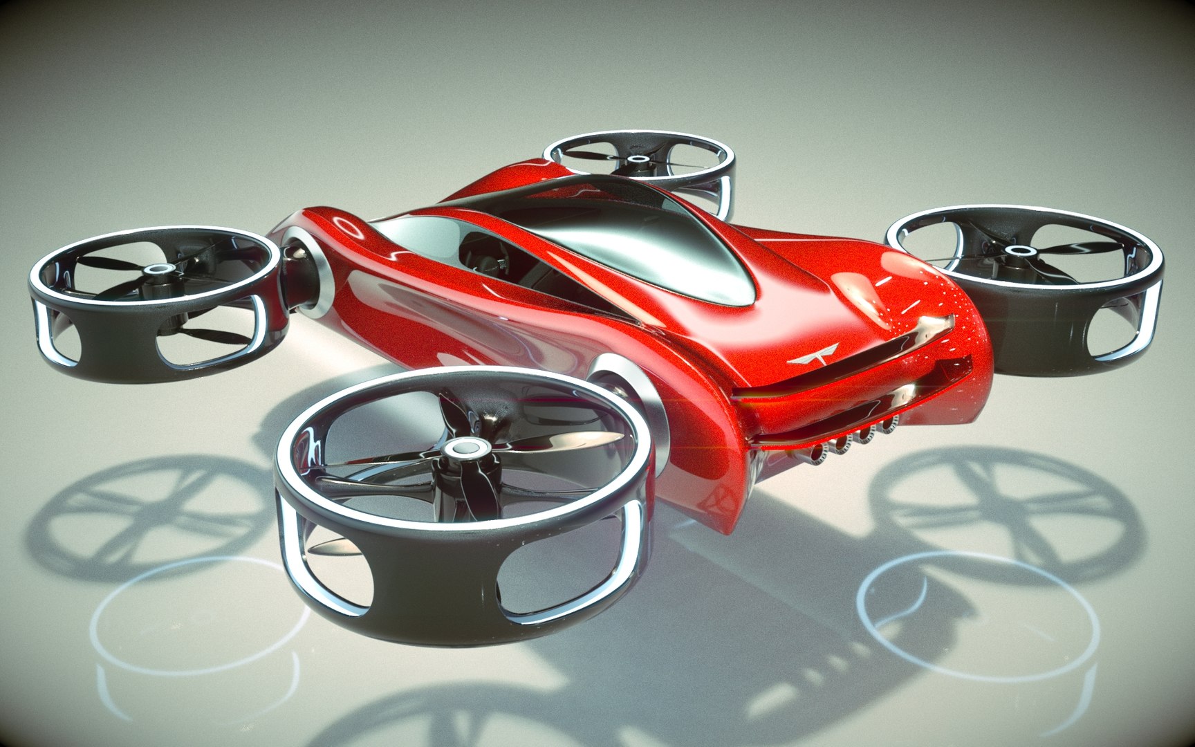 3D Car Copter - TurboSquid 1449646