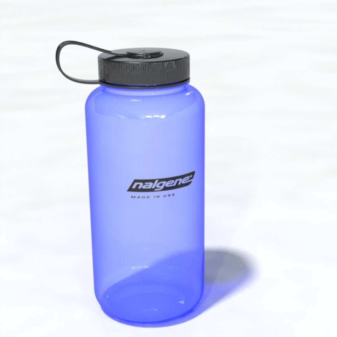 nalgene logo easily 3d model