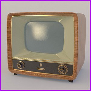 old tv 3d x