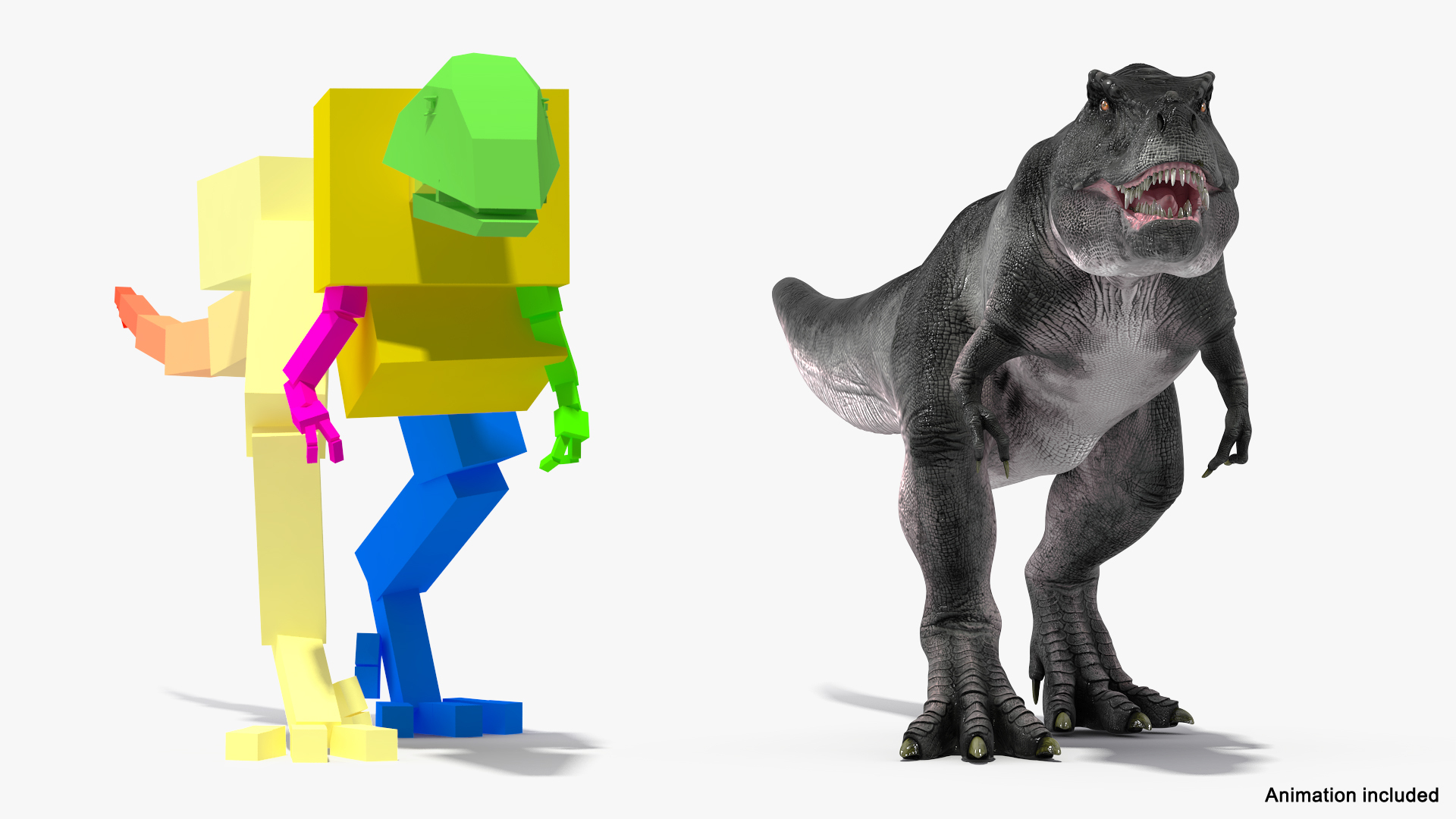 3D T Rex Walking Animated Rigged Model - TurboSquid 2102421