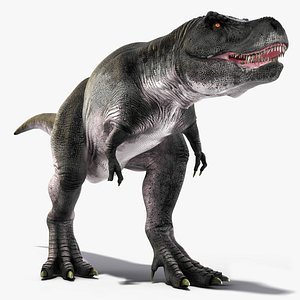 Tyrannosaurus rex running animal 3D model - TurboSquid 1566262