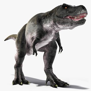 T Rex Walking Animated Rigged