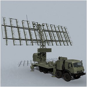 russian mobile radar 3D model